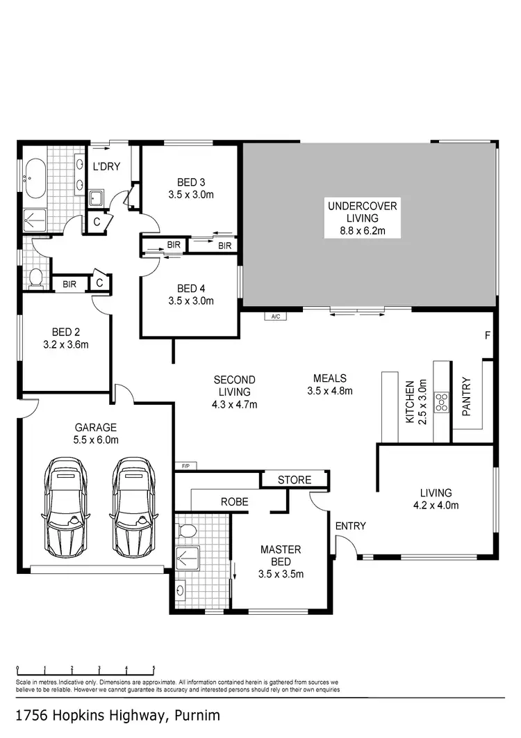 Floorplan of Homely house listing, 1756 Hopkins Highway, Purnim VIC 3278