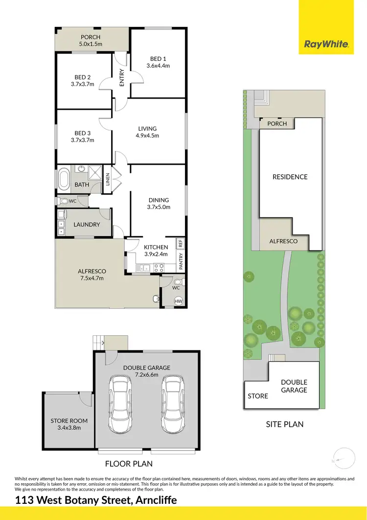 Floorplan of Homely house listing, 113 West Botany Street, Arncliffe NSW 2205