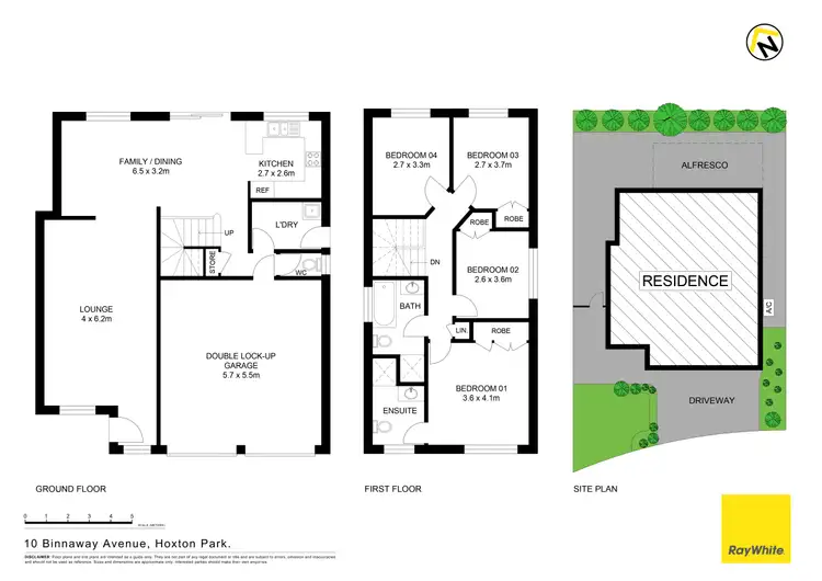 Floorplan of Homely house listing, 10 Binnaway Avenue, Hoxton Park NSW 2171