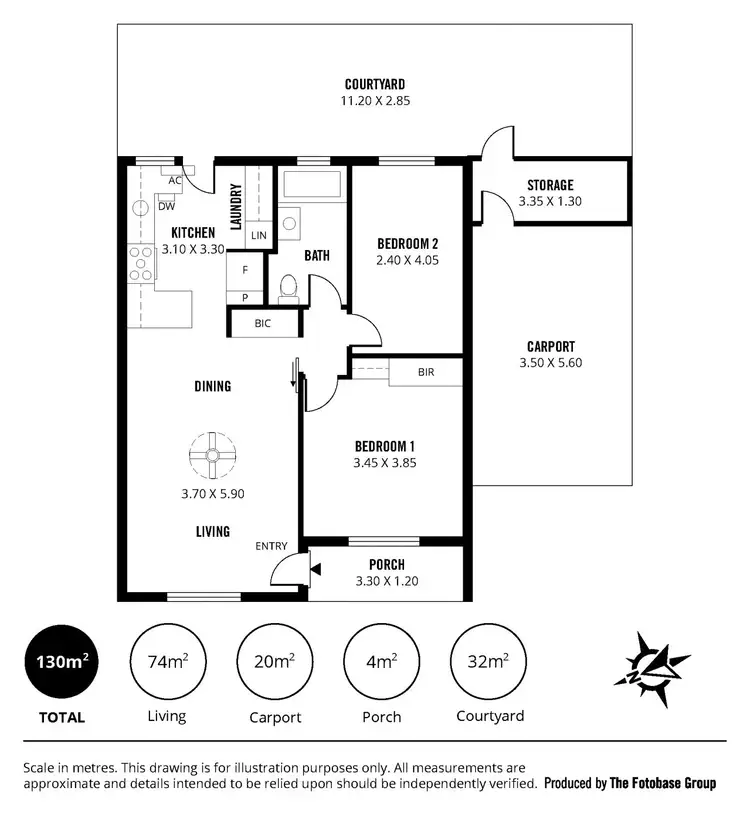 Floorplan of Homely unit listing, 12/6 View Street, Reynella SA 5161