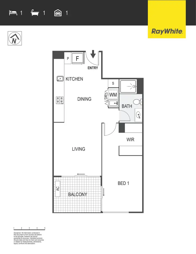 Floorplan of Homely unit listing, 913/5 Corinna Street, Phillip ACT 2606
