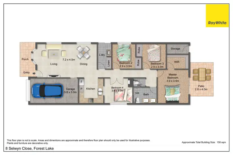Floorplan of Homely house listing, 8 Selwyn Close, Forest Lake QLD 4078