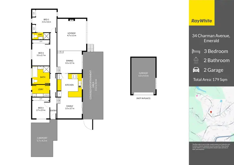 Floorplan of Homely house listing, 34 Charman Avenue, Emerald VIC 3782