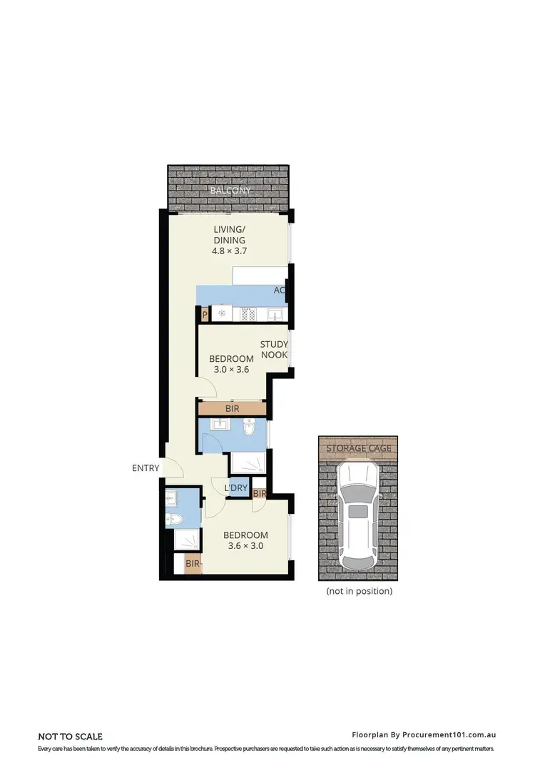 Floorplan of Homely apartment listing, 104/1280 Toorak Road, Camberwell VIC 3124