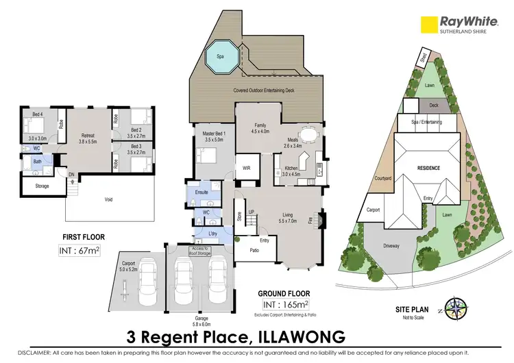 Floorplan of Homely house listing, 3 Regent Place, Illawong NSW 2234
