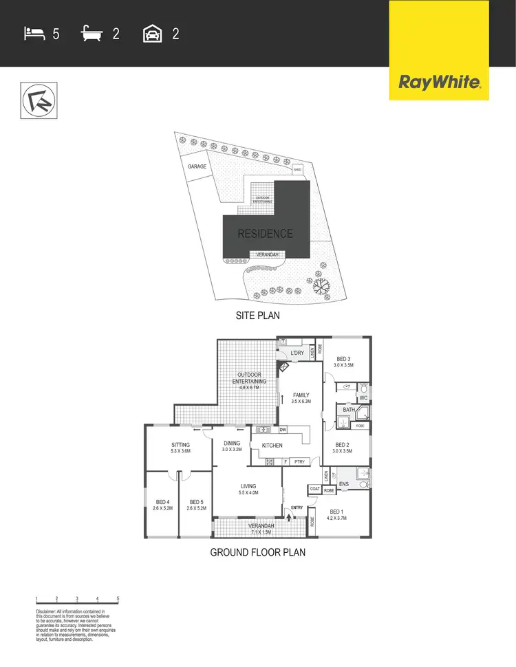 Floorplan of Homely house listing, 6 Hayden Close, Florey ACT 2615