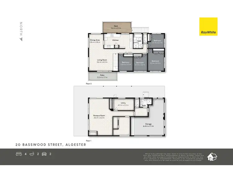 Floorplan of Homely house listing, 20 Basswood Street, Algester QLD 4115