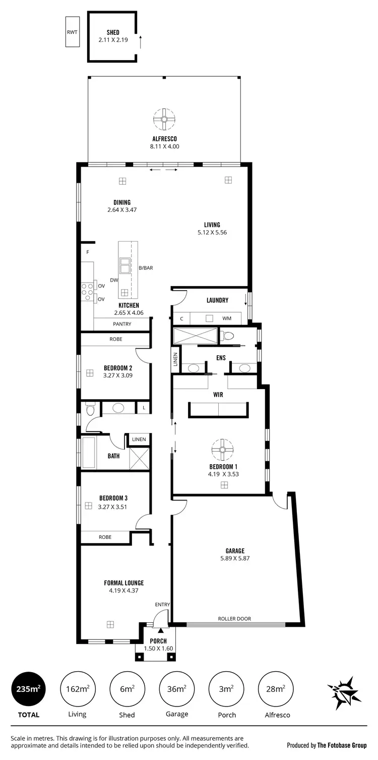 Floorplan of Homely house listing, 34A Hoskin Avenue, Kidman Park SA 5025