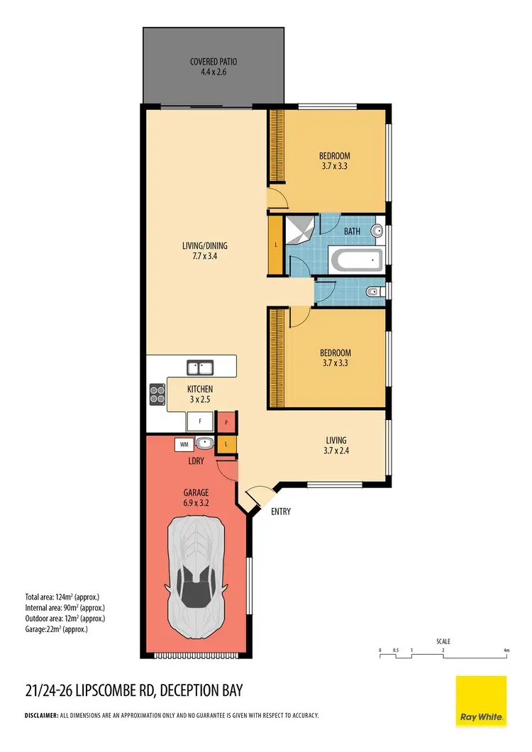 Floorplan of Homely villa listing, 21/24-26 Lipscombe Road, Deception Bay QLD 4508