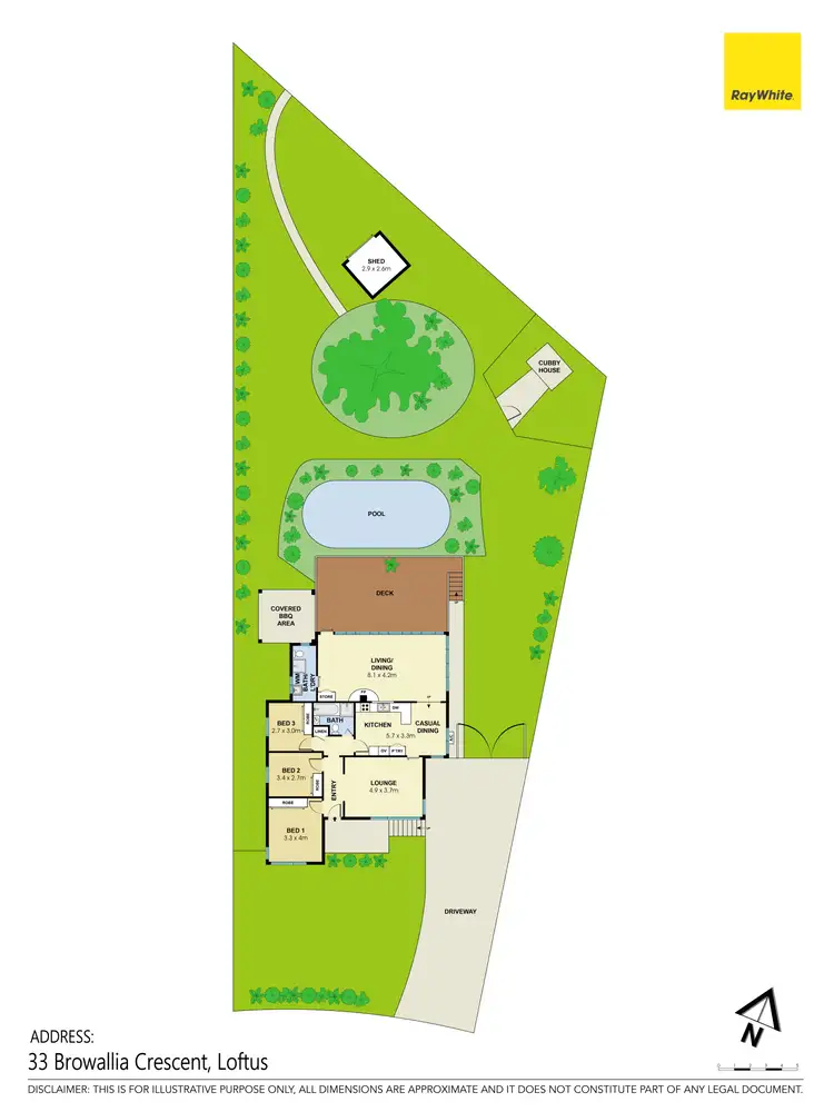 Floorplan of Homely house listing, 33 Browallia Crescent, Loftus NSW 2232