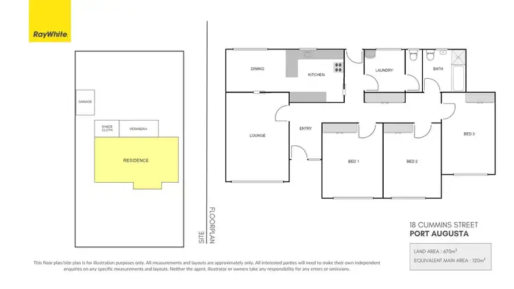Floorplan of Homely house listing, 18 Cummins Street, Port Augusta SA 5700