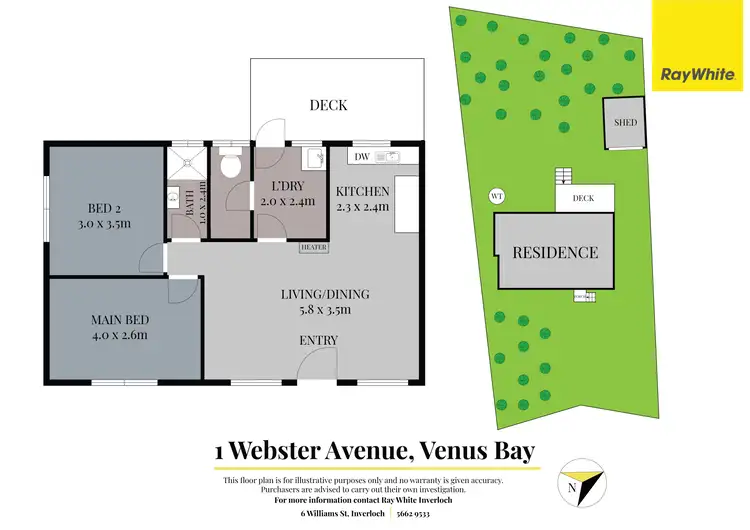 Floorplan of Homely house listing, 1 Webster Avenue, Venus Bay VIC 3956