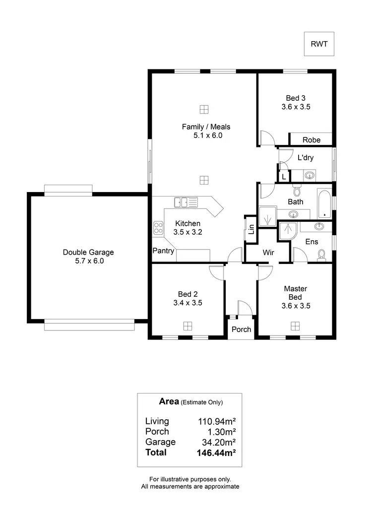 Floorplan of Homely house listing, 2 Eldridge Crescent, Grange SA 5022
