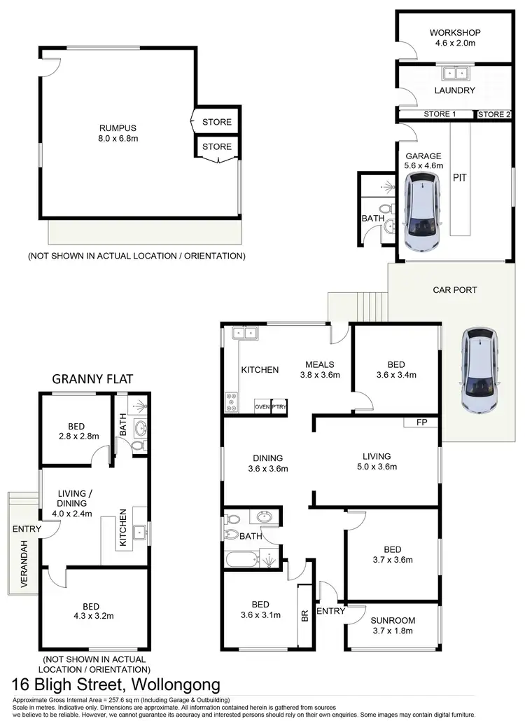 Floorplan of Homely house listing, 16 Bligh Street, Wollongong NSW 2500