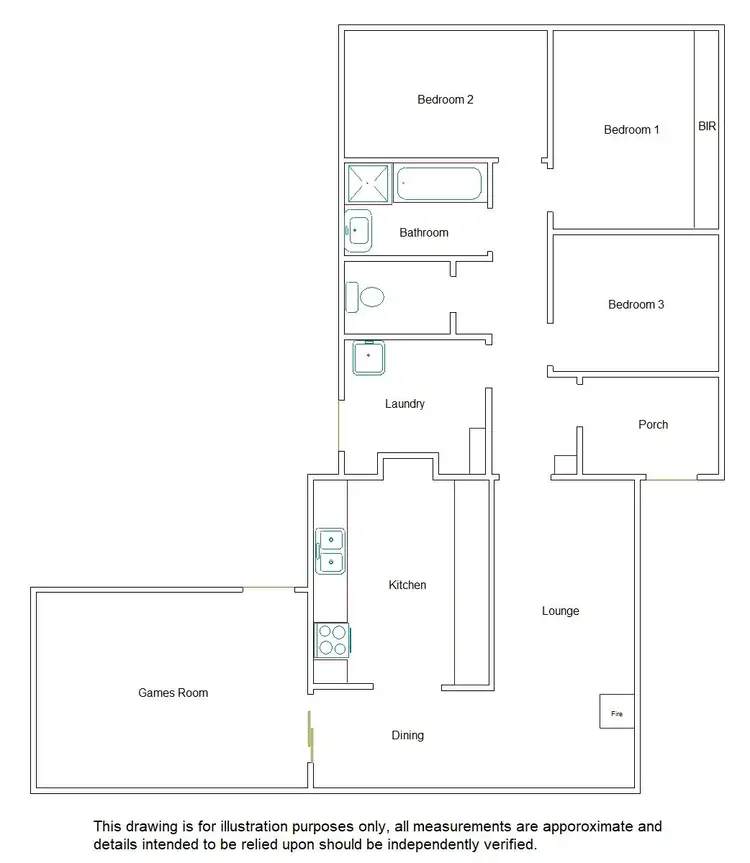 Floorplan of Homely house listing, 16 Murray Street, Bordertown SA 5268