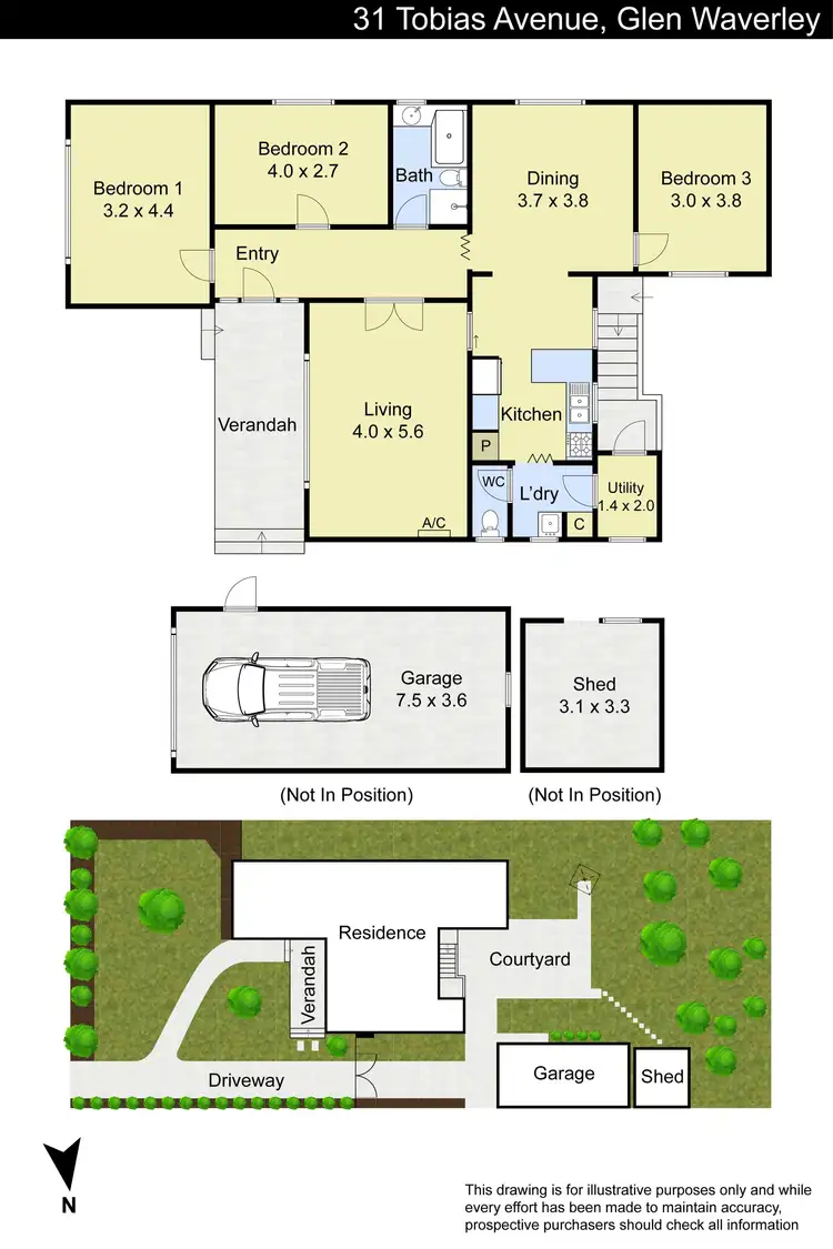 Floorplan of Homely house listing, 31 Tobias Avenue, Glen Waverley VIC 3150