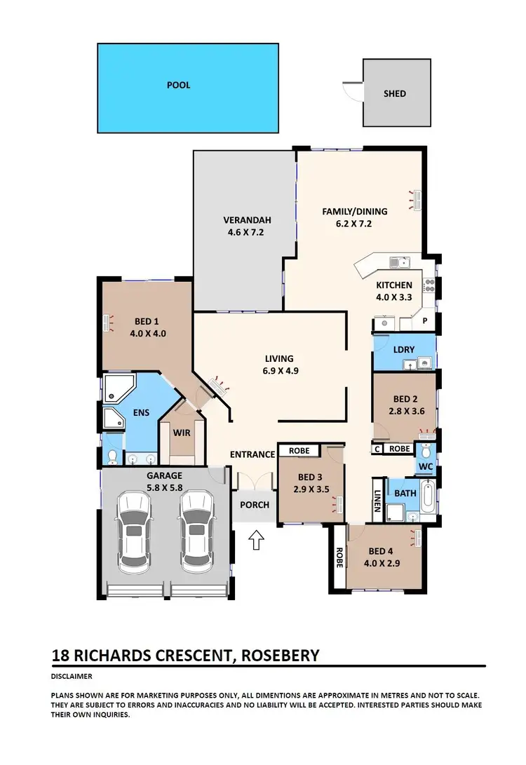 Floorplan of Homely house listing, 18 Richards Crescent, Rosebery NT 832