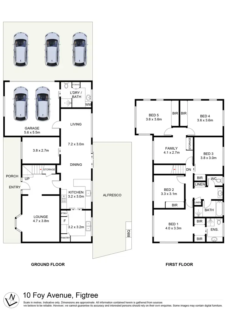 Floorplan of Homely house listing, 10 Foy Avenue, Figtree NSW 2525