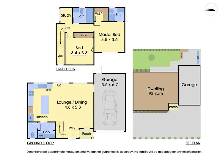 Floorplan of Homely townhouse listing, 2/186 Daley Street, Glenroy VIC 3046