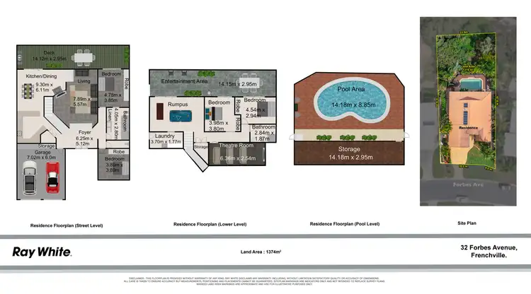 Floorplan of Homely house listing, 32 Forbes Avenue, Frenchville QLD 4701