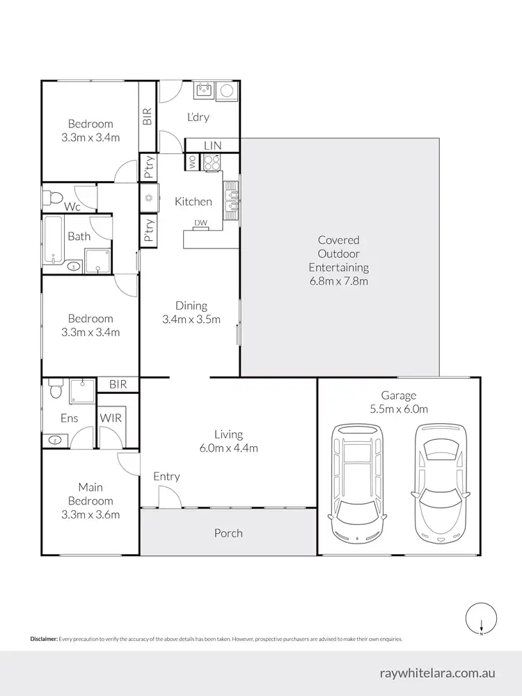 Floorplan of Homely house listing, 34 Richard Drive, Lara VIC 3212