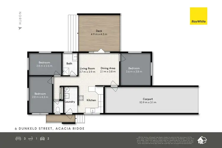 Floorplan of Homely house listing, 6 Dunkeld Street, Acacia Ridge QLD 4110