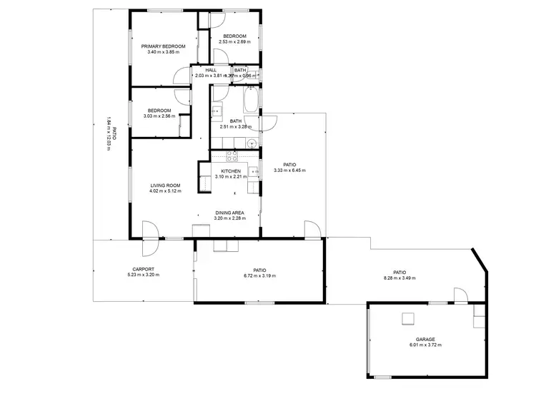 Floorplan of Homely house listing, 19 Sloane Street, Kalkie QLD 4670