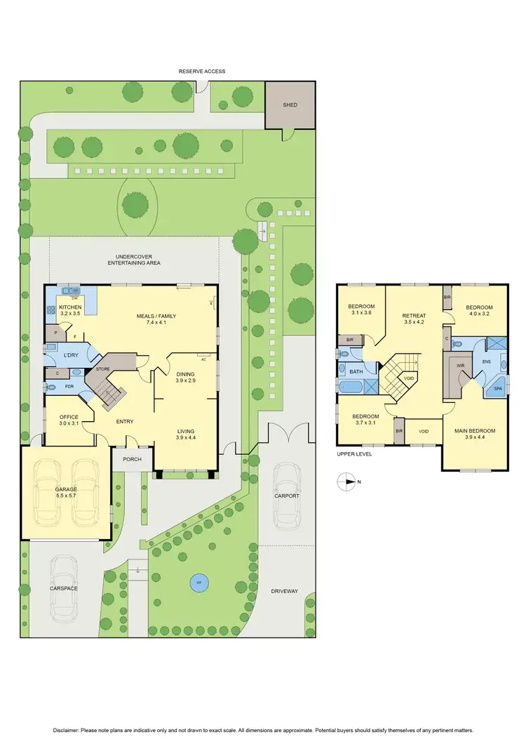 Floorplan of Homely house listing, 121 Dunfermline Avenue, Greenvale VIC 3059