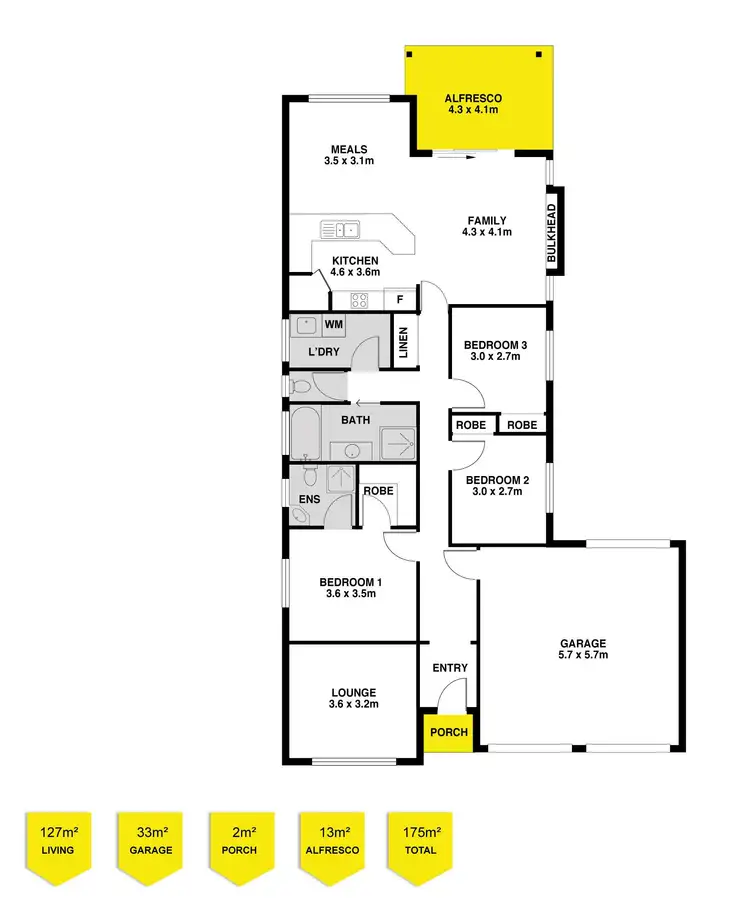 Floorplan of Homely house listing, 28 Heysen Parade, Hayborough SA 5211