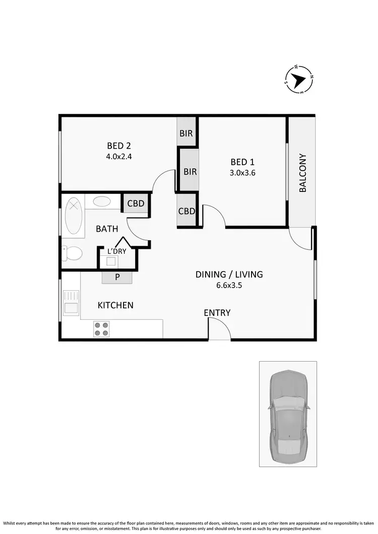 Floorplan of Homely unit listing, 5/354 Nepean Highway, Frankston VIC 3199