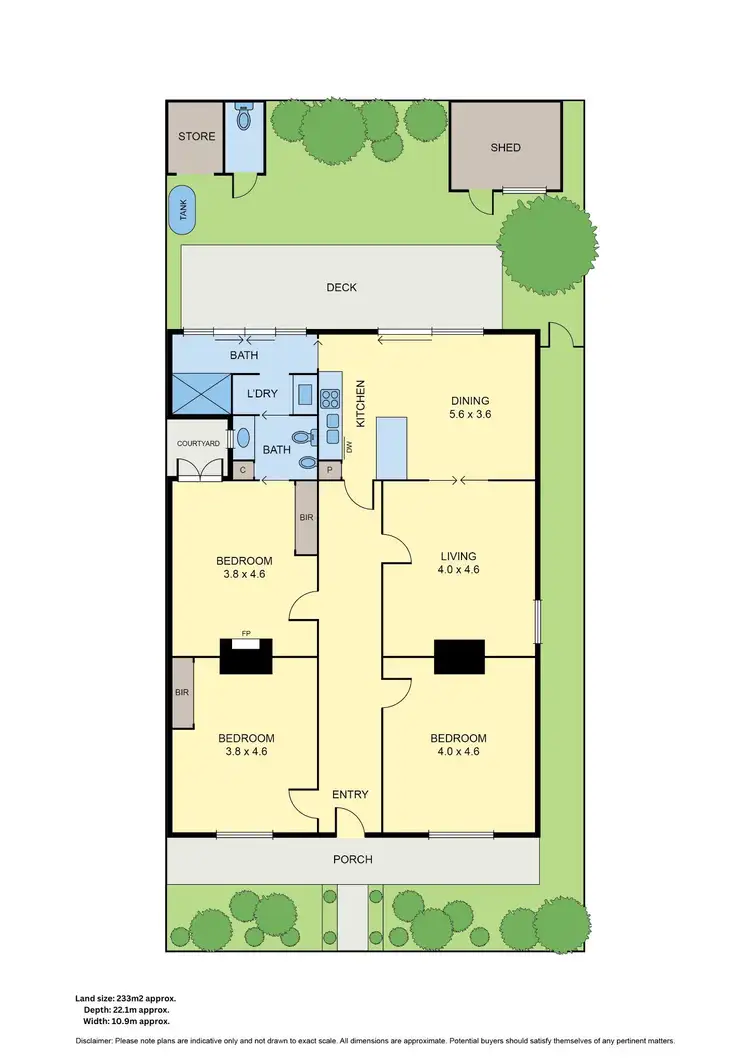 Floorplan of Homely house listing, 8 Frith Street, Brunswick VIC 3056