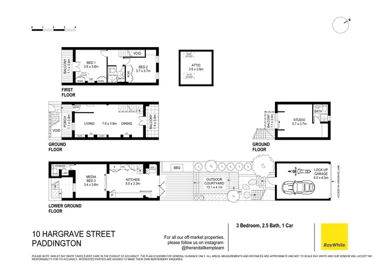 Floorplan of Homely house listing, 10 Hargrave Street, Paddington NSW 2021