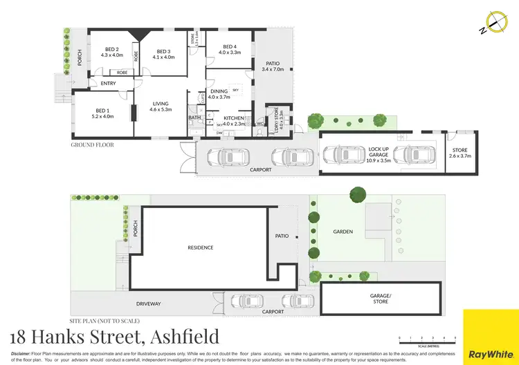Floorplan of Homely house listing, 18 Hanks Street, Ashfield NSW 2131