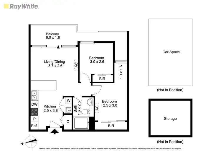 Floorplan of Homely apartment listing, 517/70 Batesford Road, Chadstone VIC 3148