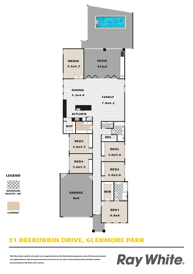 Floorplan of Homely house listing, 31 Deerubbin Drive, Glenmore Park NSW 2745