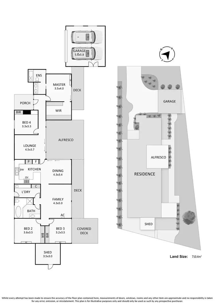 Floorplan of Homely house listing, 3 Donnelly Rise, Frankston South VIC 3199