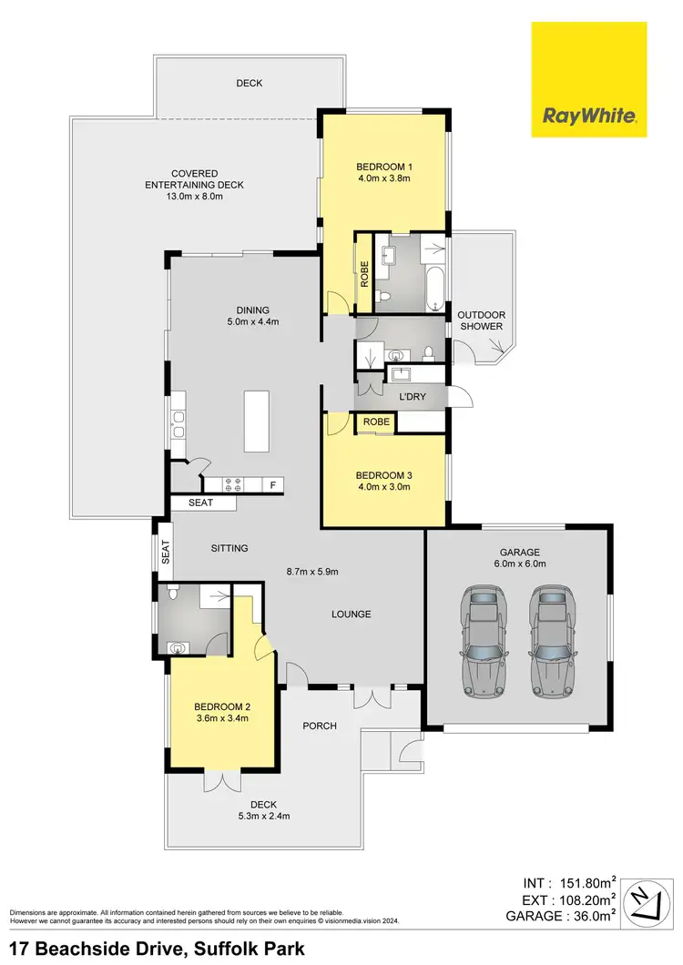 Floorplan of Homely house listing, 17 Beachside Drive, Suffolk Park NSW 2481