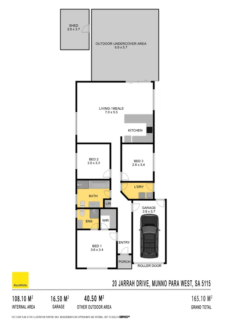 Floorplan of Homely house listing, 20 Jarrah Drive, Munno Para West SA 5115
