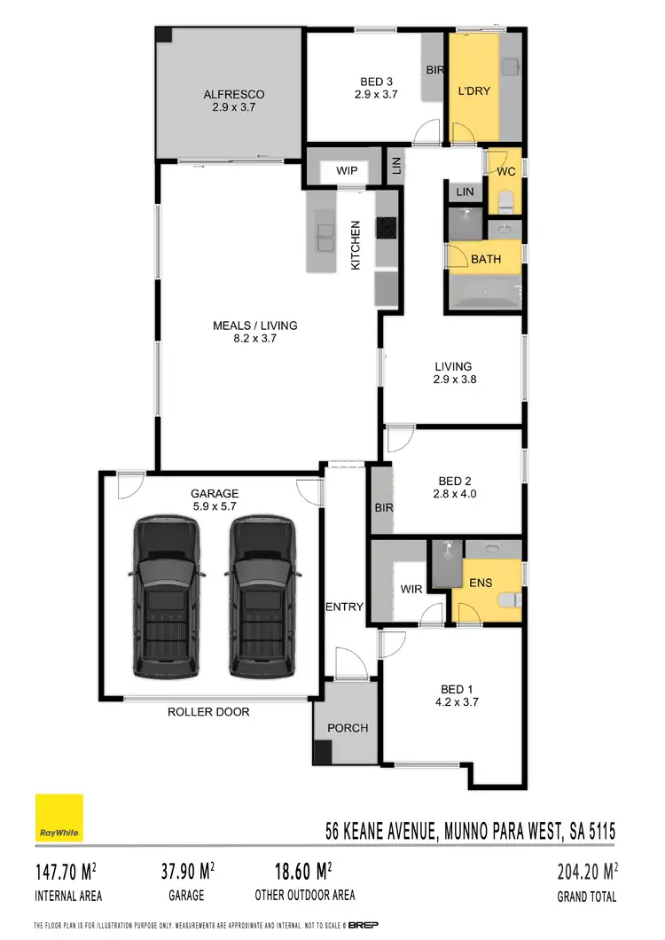 Floorplan of Homely house listing, 56 Keane Avenue, Munno Para West SA 5115