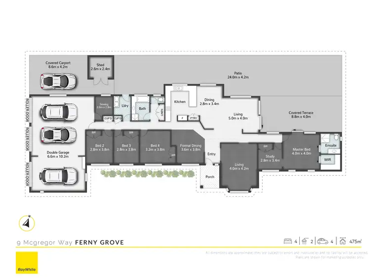Floorplan of Homely house listing, 9 Mcgregor Way, Ferny Grove QLD 4055
