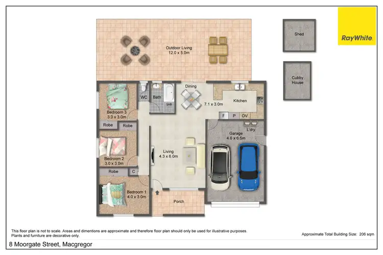 Floorplan of Homely house listing, 8 Moorgate Street, Macgregor QLD 4109