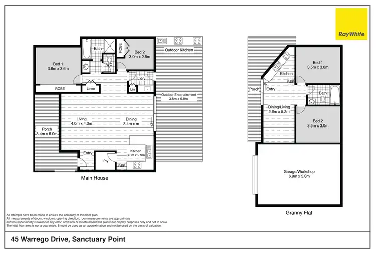 Floorplan of Homely house listing, 45 Warrego Drive, Sanctuary Point NSW 2540