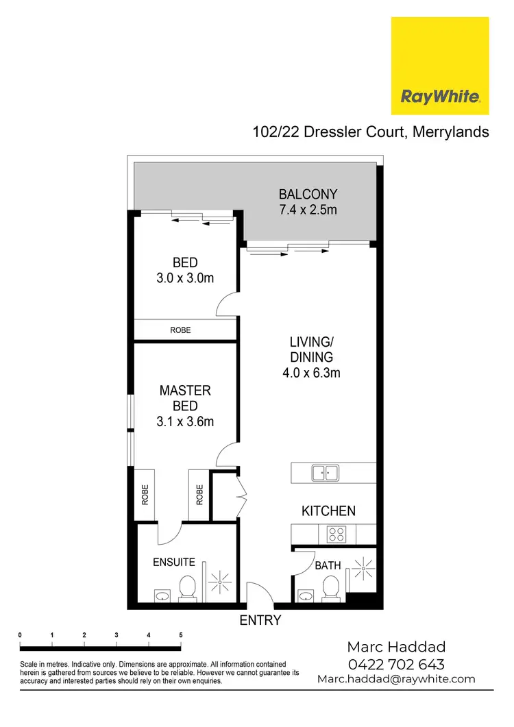 Floorplan of Homely unit listing, 102/22 Dressler Court, Merrylands NSW 2160