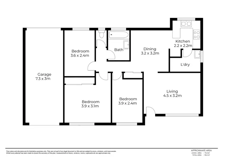 Floorplan of Homely house listing, 18 Martin Grove, Colyton NSW 2760