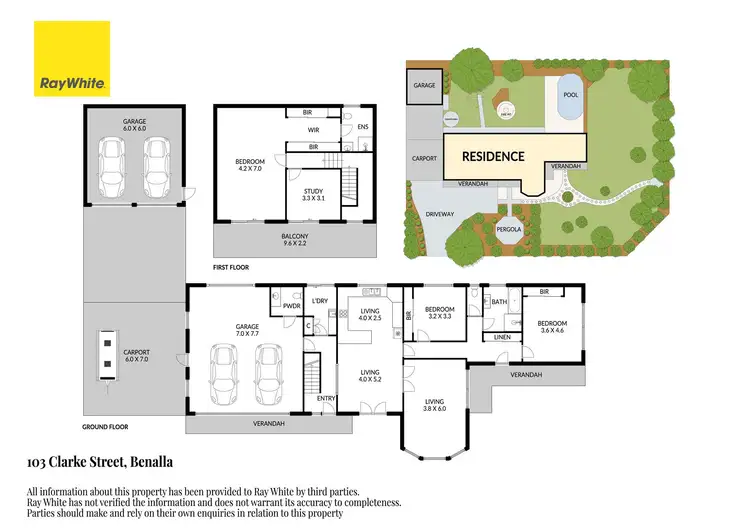 Floorplan of Homely house listing, 103 Clarke Street, Benalla VIC 3672