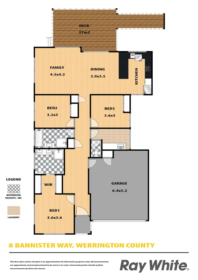Floorplan of Homely house listing, 8 Bannister Way, Werrington County NSW 2747