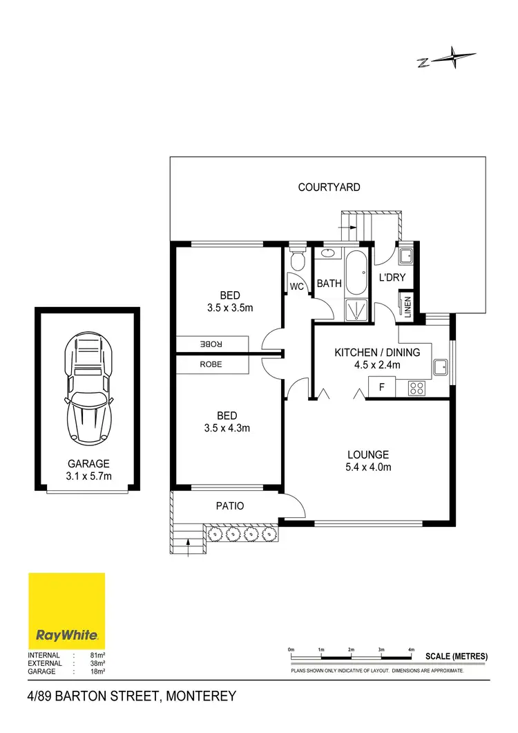 Floorplan of Homely house listing, 4/89 Barton Street, Monterey NSW 2217