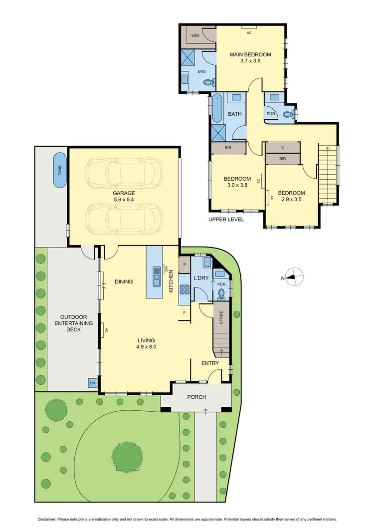 Floorplan of Homely townhouse listing, 1/2 Justin Avenue, Glenroy VIC 3046