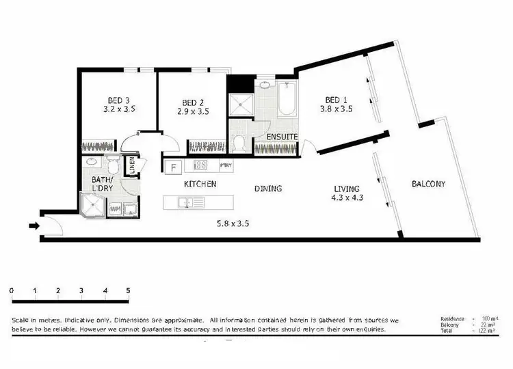 Floorplan of Homely apartment listing, 2706/92 Quay Street, Brisbane City QLD 4000