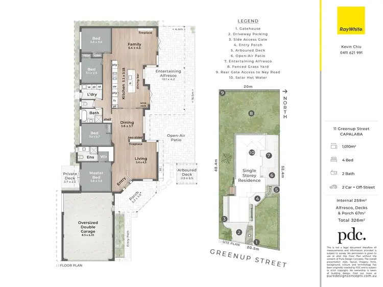Floorplan of Homely house listing, 11 Greenup Street, Capalaba QLD 4157